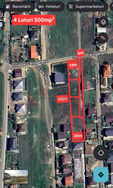 Terenuri Domnesti - 500mp -> 4 Ha