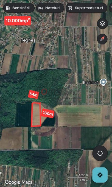 Terenuri Domnesti - 500mp -> 4 Ha