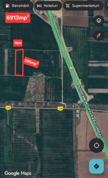 Terenuri Clinceni - 2.500mp -> 15 Ha