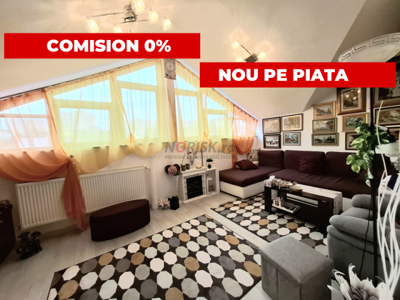 3 camere LUX | 2 băi | 87 MP | Mobilat Utilat | Curte | Centrala