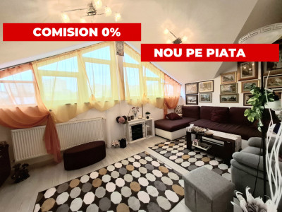 3 camere LUX | 2 băi | 87 MP | Mobilat Utilat | Curte | Centrala