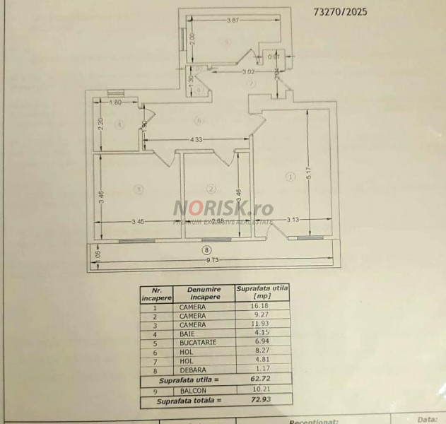 3 Camere METROU Obor | 73 MP | Renovat | Ideal locuit/investiție