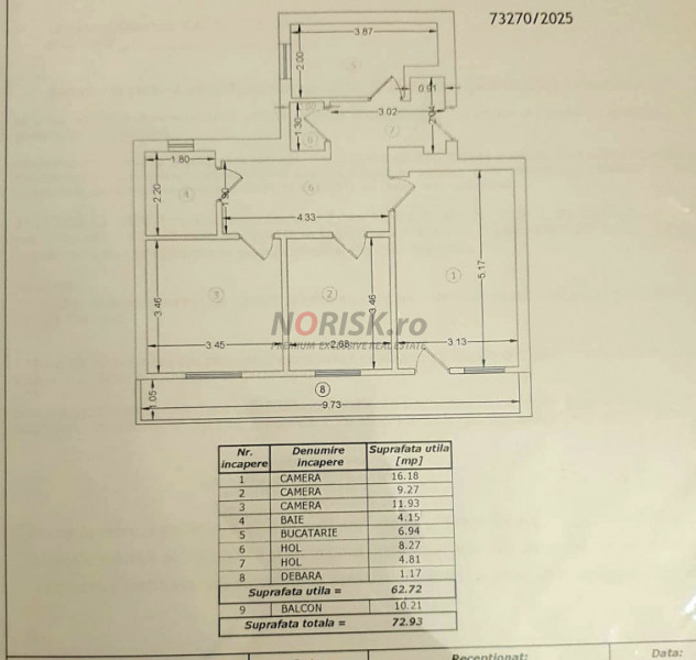 3 Camere METROU Obor | 73 MP | Renovat | Ideal locuit/investiție