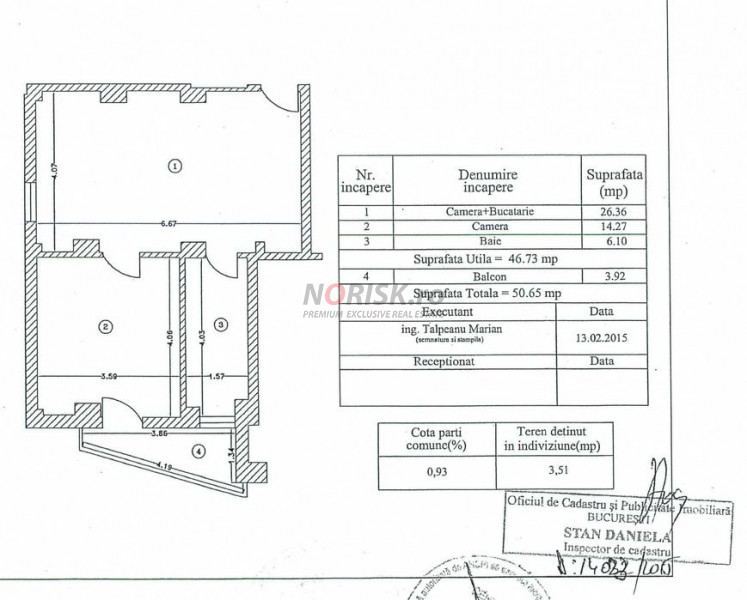 2 Camere Nerva Traian | Bloc 2014 | 51 MP | 