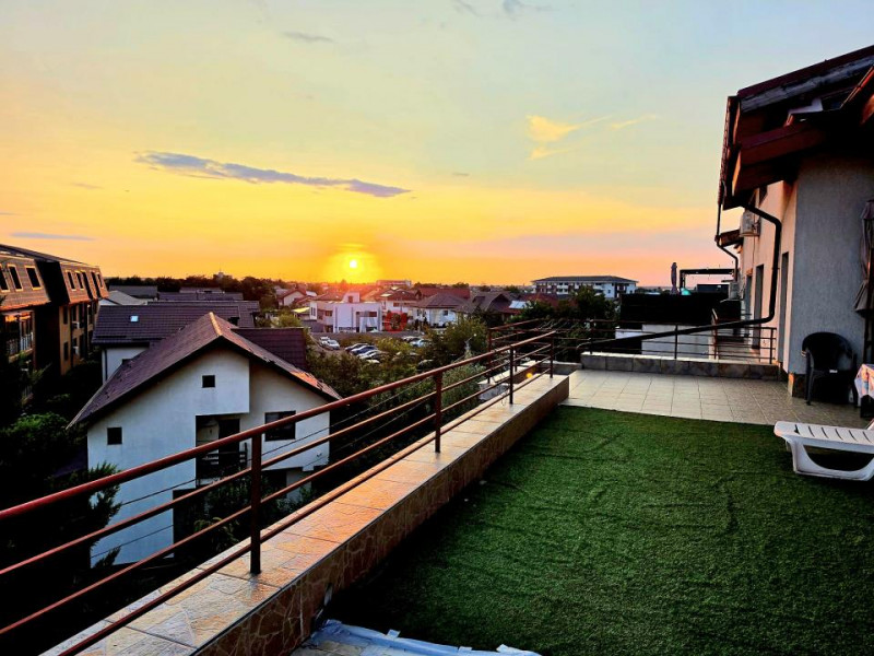 PENTHOUSE 3 CAMERE | 118 MP plus TERASĂ 61MP | Living spectaculos | Centrală