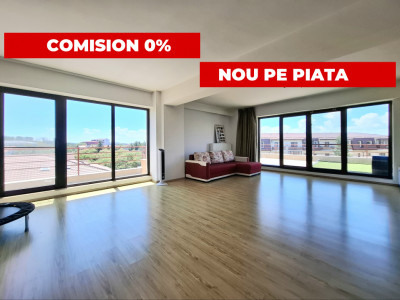 PENTHOUSE 3 CAMERE | 118 MP plus TERASĂ 61MP | Living spectaculos | Centrală