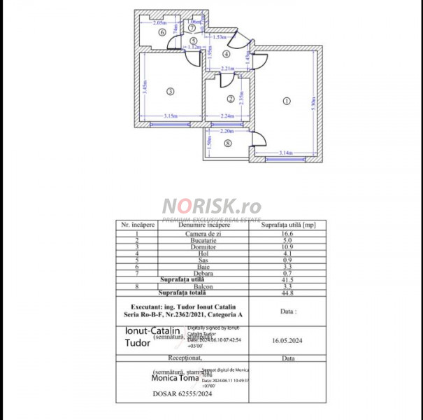 2 Camere Premium | Decomandat | 45 mp | Renovat | Titan | Pet Friendly