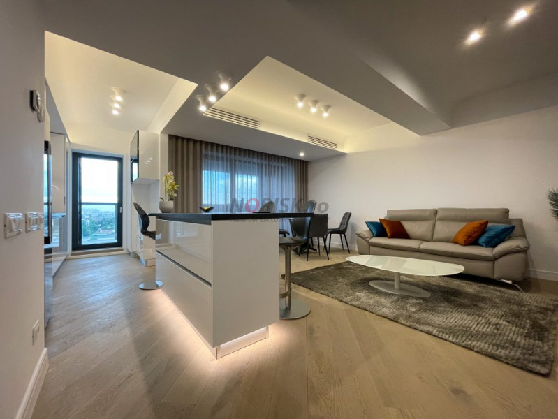 NOU Apartament 3 Camere LUX CORTINA Academy Mobilat si Utilat 104m Vedere Oras