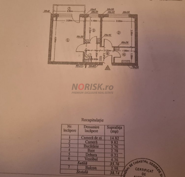 Apartament 2 Camere 40mp la 5m de Metrou Lujerelui