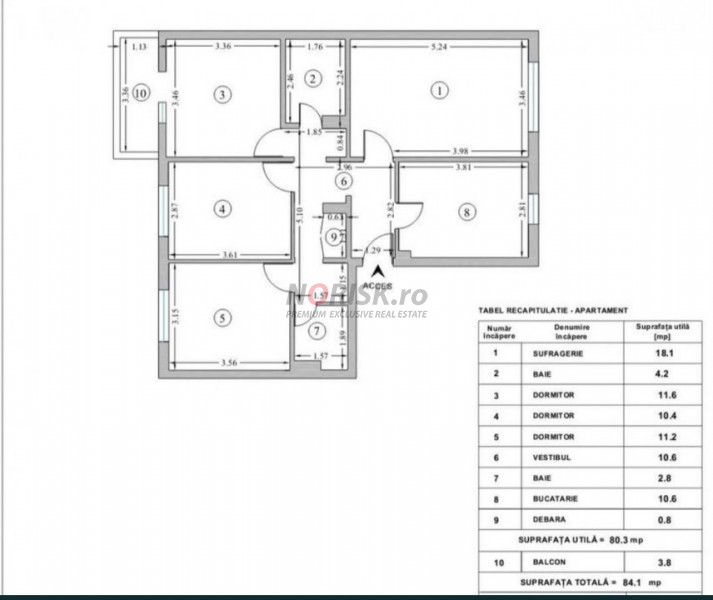 4 CAMERE I BANEASA I Fără Comision