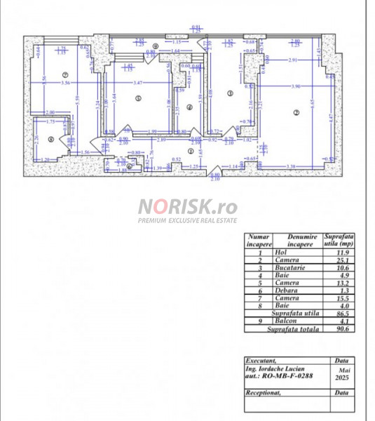 3 Camere I DECEBAL I DESIGN UNICAT I ULTRA-FINISAT-NOU I 91 MP I Etaj 5 