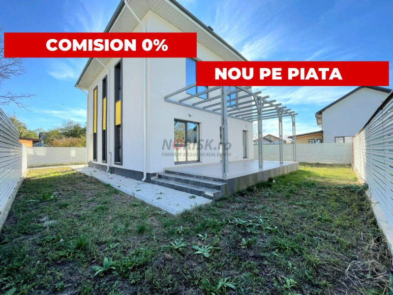 Pipera - Tunari | Vilă finisaje lux | Șemineu | 4 camere + Birou +Pod