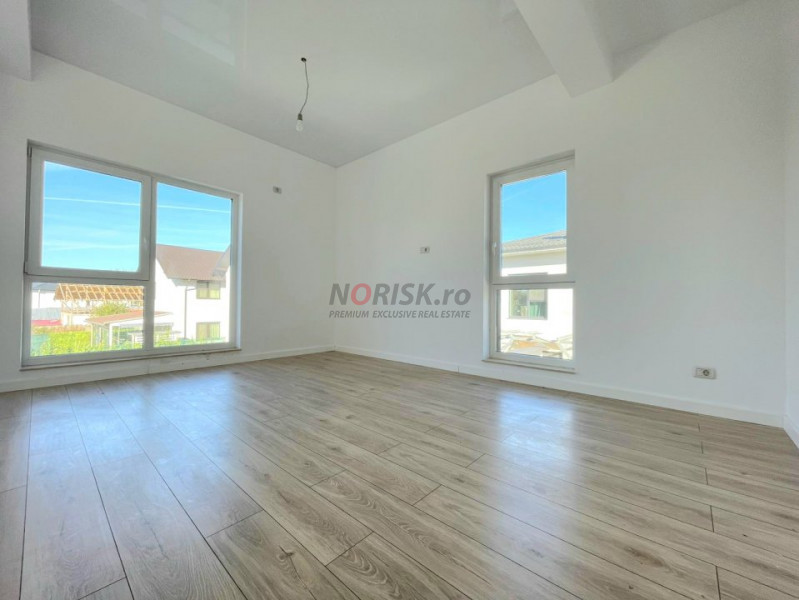 Pipera - Tunari | Vilă finisaje lux | Șemineu | 4 camere + Birou +Pod