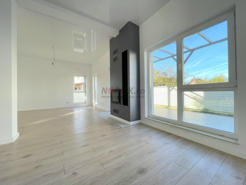 Pipera - Tunari | Vilă finisaje lux | Șemineu | 4 camere + Birou +Pod