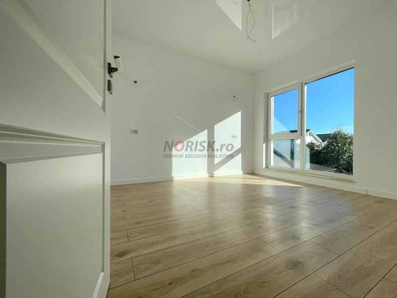 Pipera - Tunari | Vilă finisaje lux | Șemineu | 4 camere + Birou +Pod