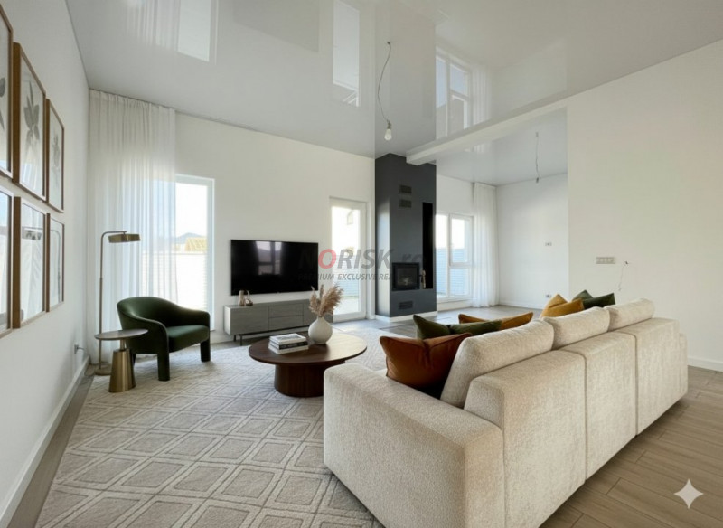 Tunari | Vilă finisaje lux | Șemineu | 5 CAMERE