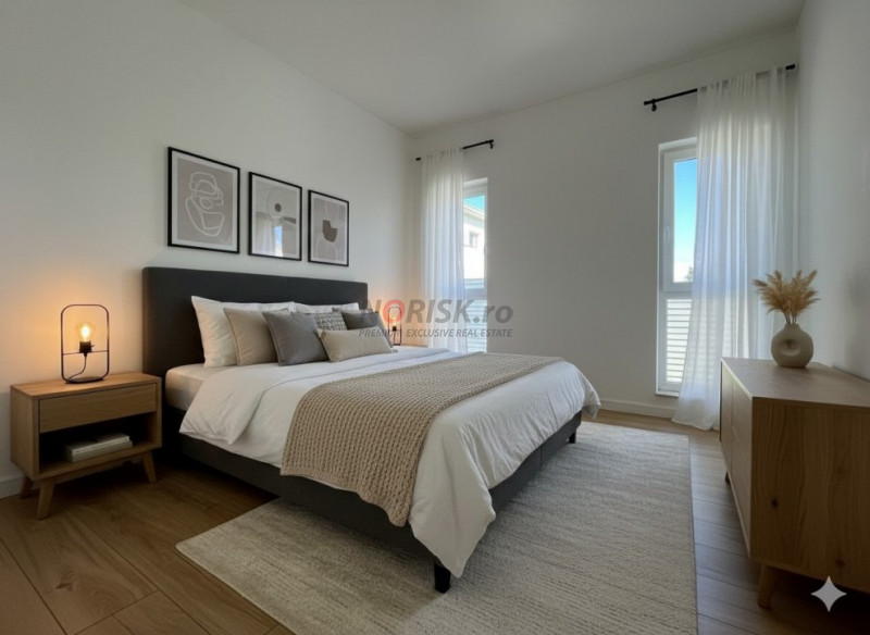 Tunari | Vilă finisaje lux | Șemineu | 5 CAMERE