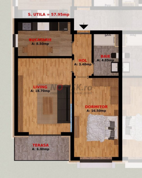 Direct Dezvoltator - Ap. cu 2  camere moderne in Dobroesti - langa Bucuresti