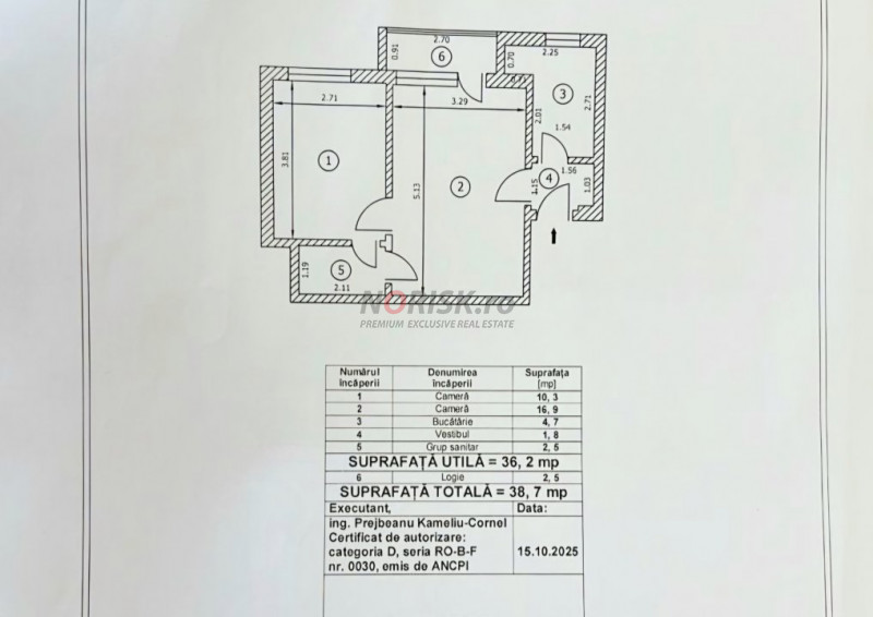 2 Camere | 39mp | Floreasca | Chopin | Ideal Locuit/Business 
