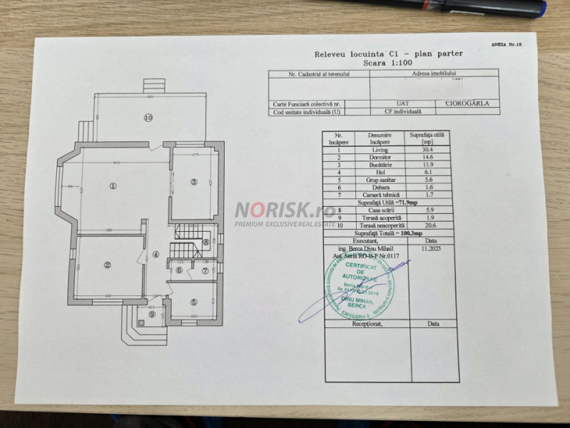Vilă spațioasă în Ciorogârla, teren 656 mp, mansardă 80 mp