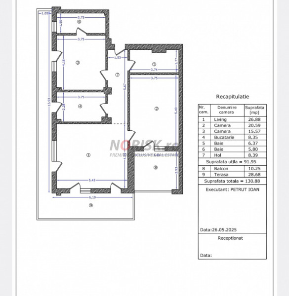 Luxury Living | 3 camere | 131 mp | Băneasa | Aviației 