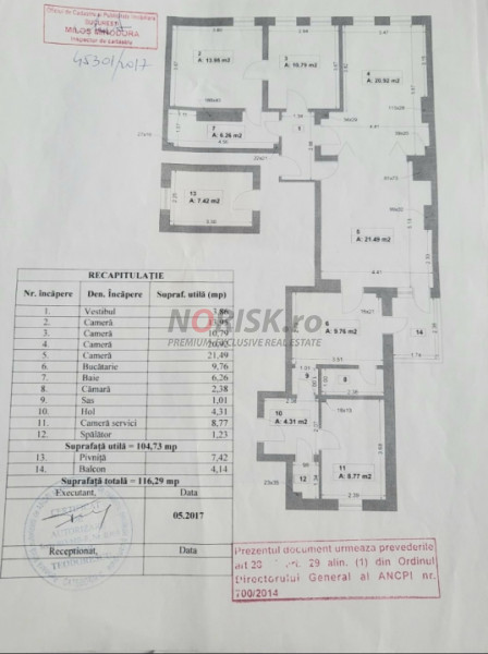 4 Camere Luxury Living | 117mp | Dorobanți Capitale | Londra | Centrală 