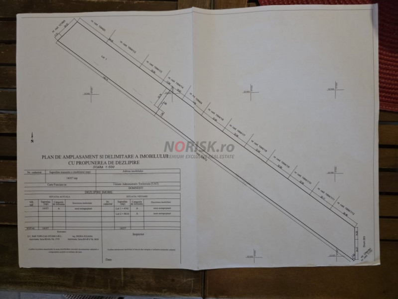 Terenuri Domnesti - 500mp -> 4 Ha