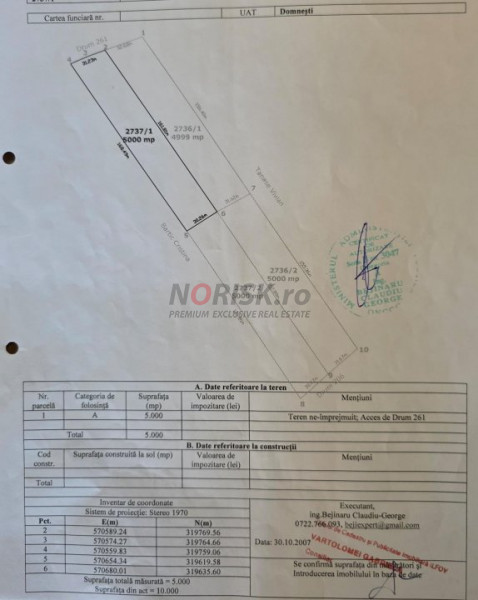 Terenuri Domnesti - 500mp -> 4 Ha