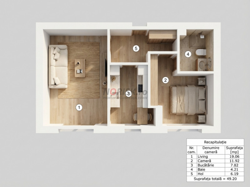 Apartament 2 camere - Aria City Residence, Sector 4 - direct dezvoltator