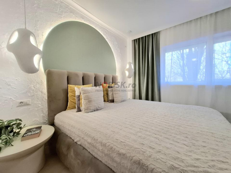 2 camere LUX Nerva Traian | Premium | Mobilat | Centrală | 61MP | Et.1