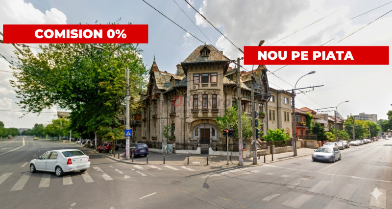 PARTER Vila interbelica 255mp | Fosta RESEDINTA a Generalului Tenescu 0%COMISION