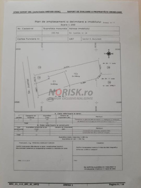 Teren Central UNIRII – JUSTIȚIEI | 166MP Teren | Ideal INVESTIȚIE 
